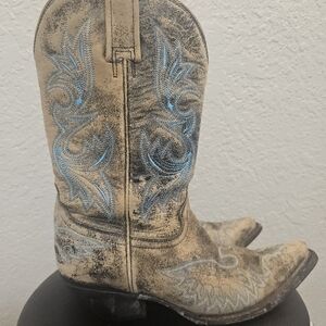 Corral Womens R1963 Distressed Cowboy Boots